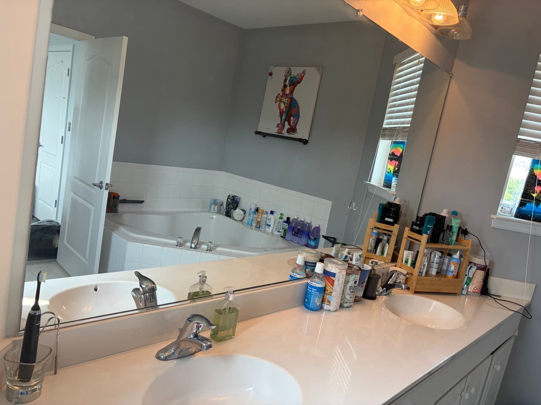 After cleaning result — Bathroom vanity